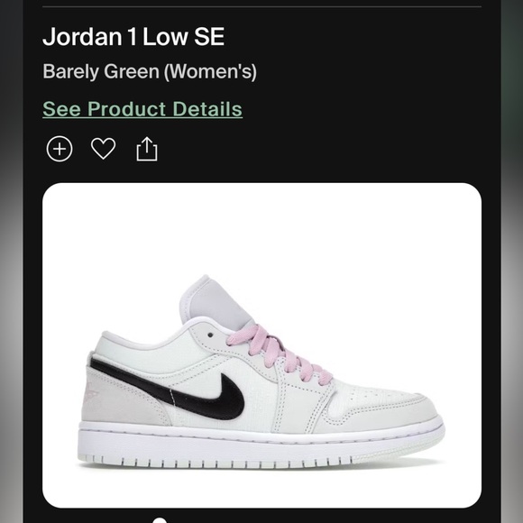 Nike Shoes - Jordan 1 Low SE. SIZE 10.5 women’s.